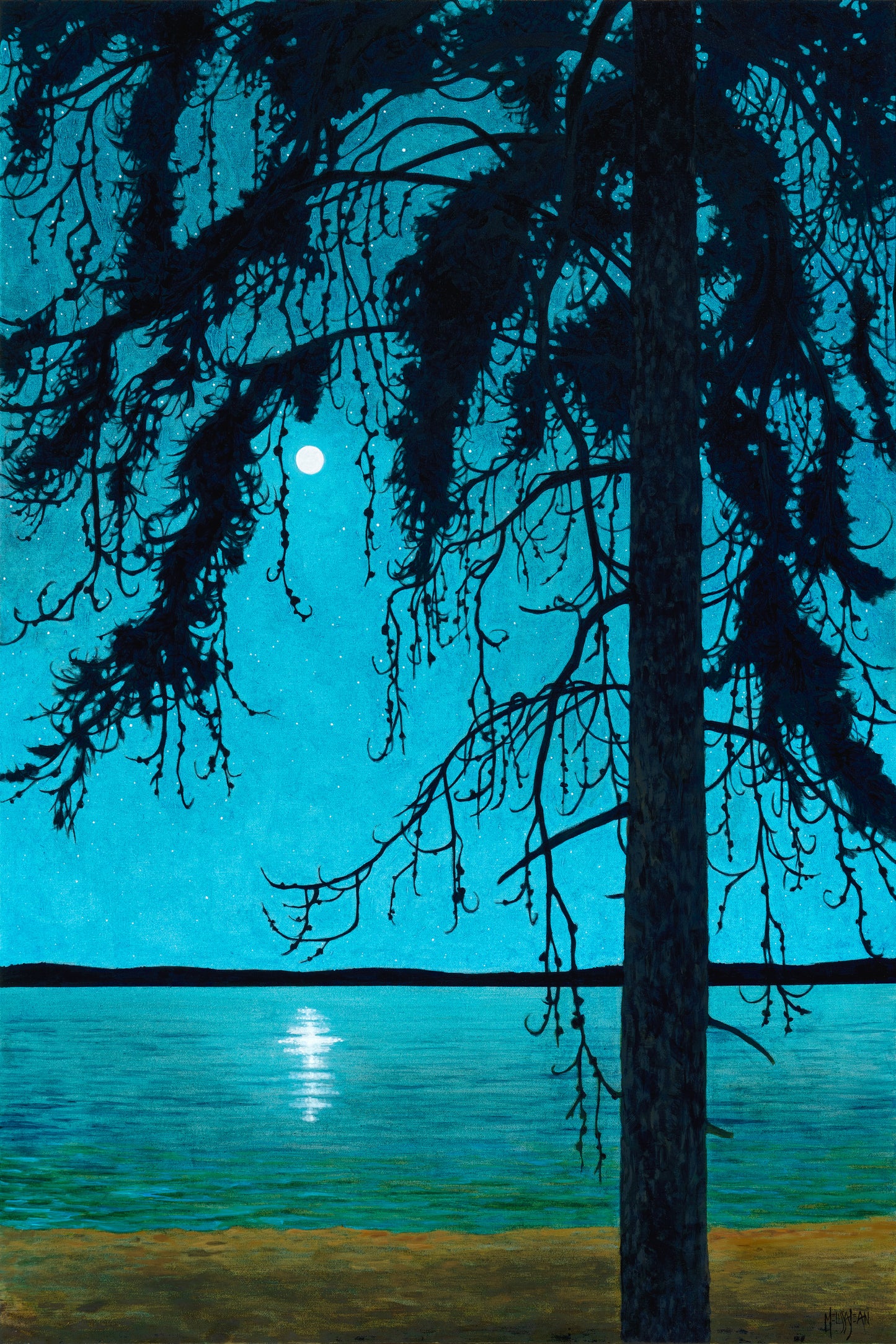 "Moonlit Jack" Art Print