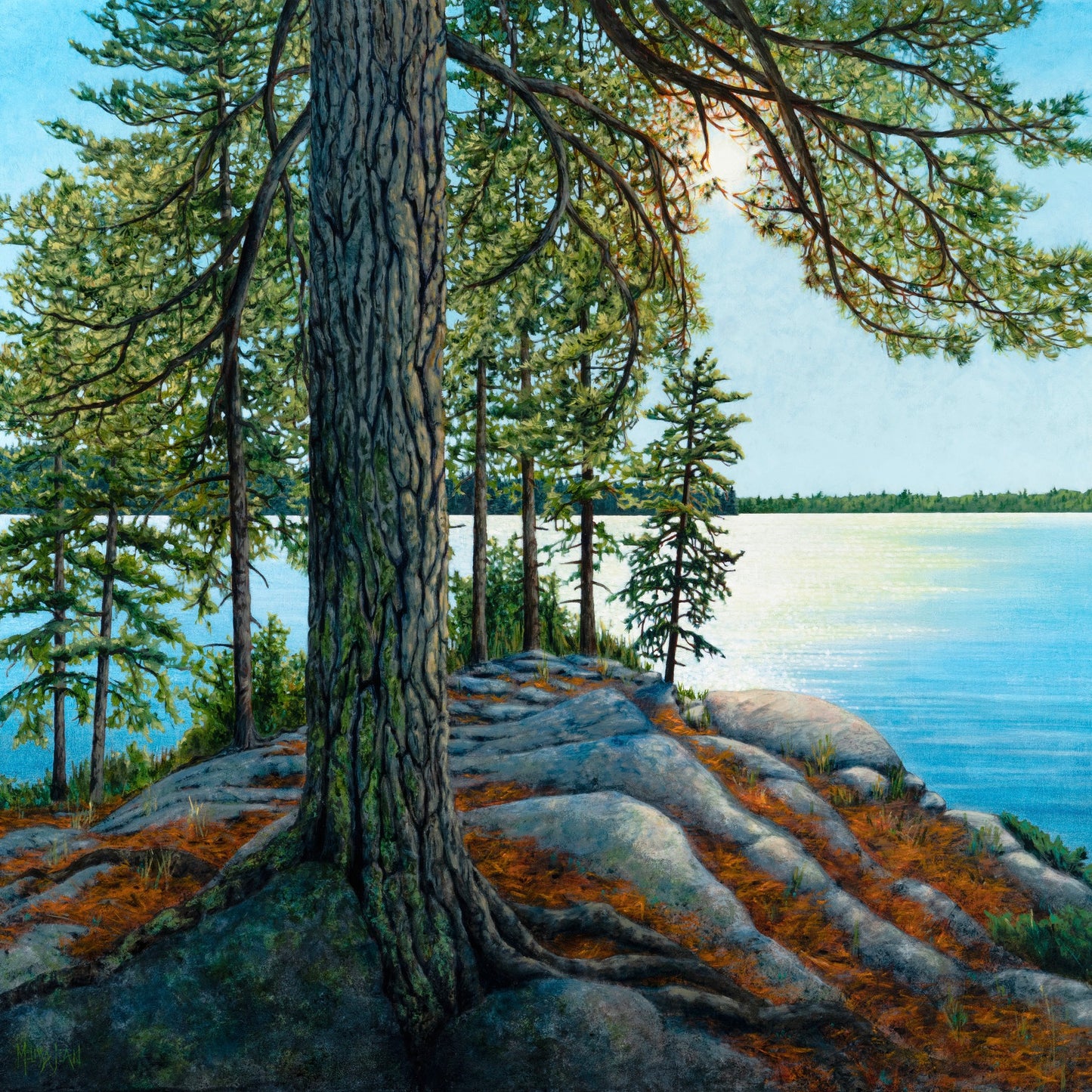 "Picnic Point" Canvas Art Print