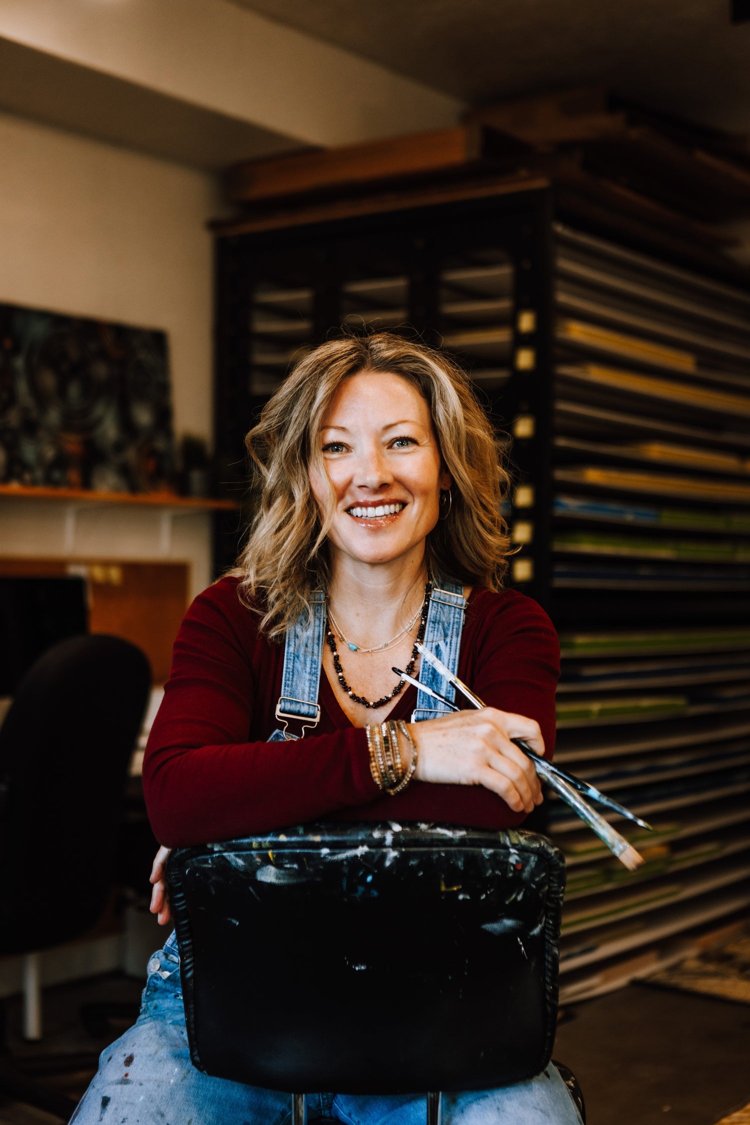 Melissa Jean - An onatrio based artist photographed in her studio