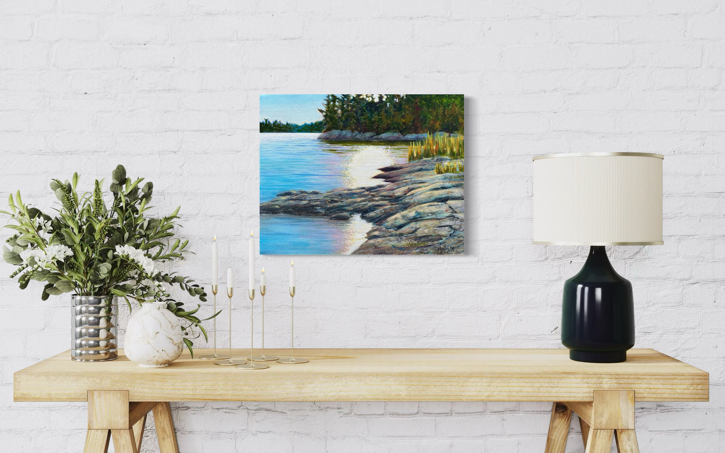 New Moon Morning Original Artwork
