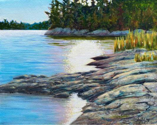 New Moon Morning Original Artwork