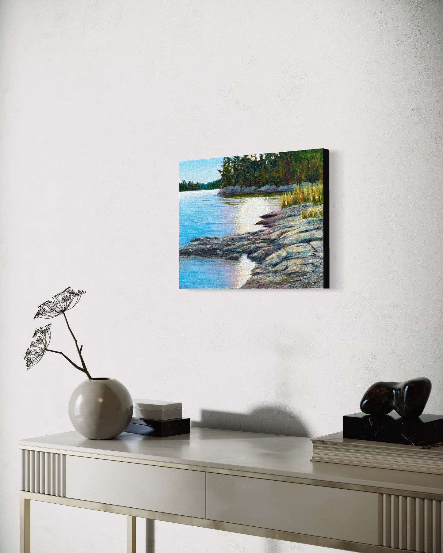 New Moon Morning Original Artwork