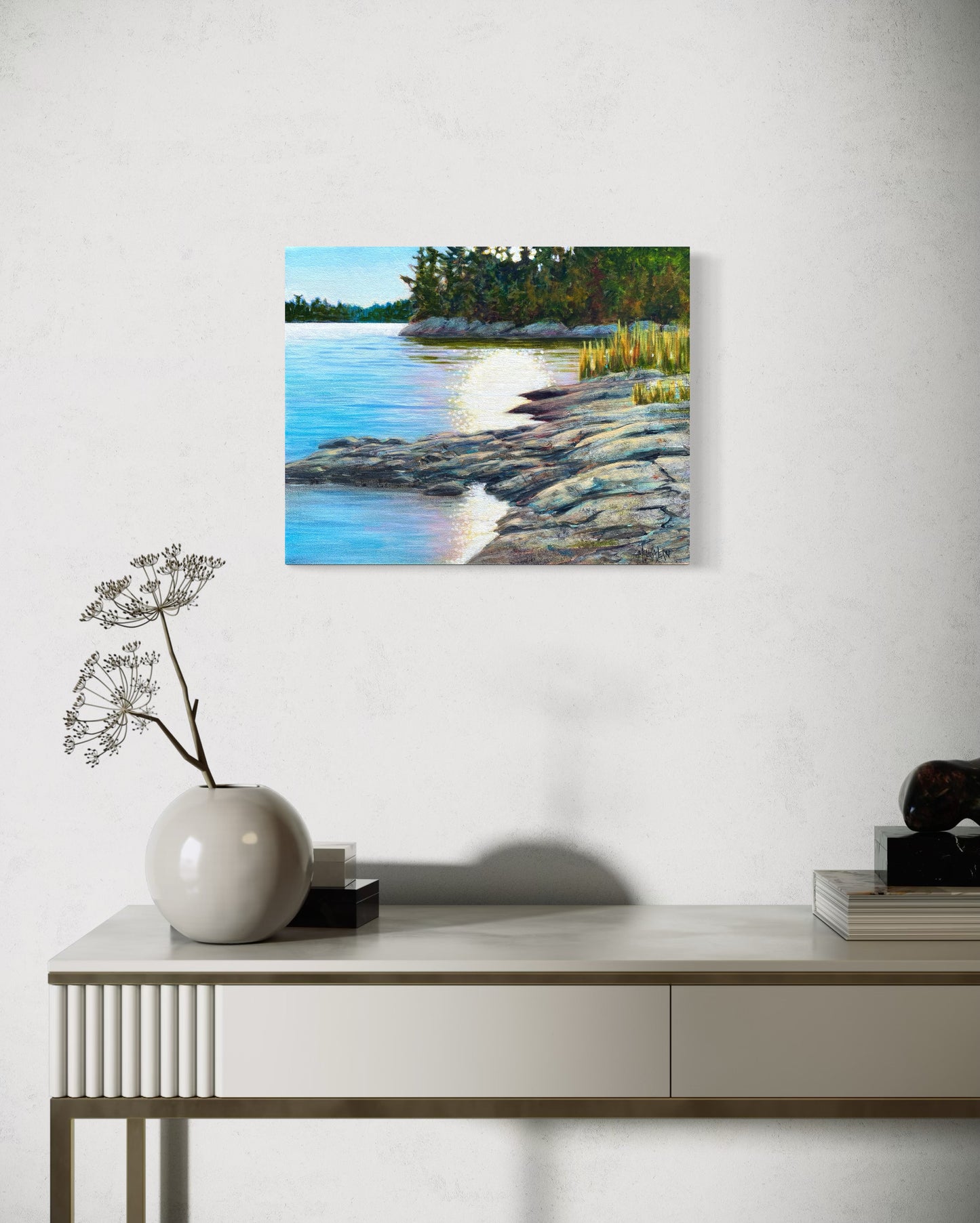 New Moon Morning Original Artwork