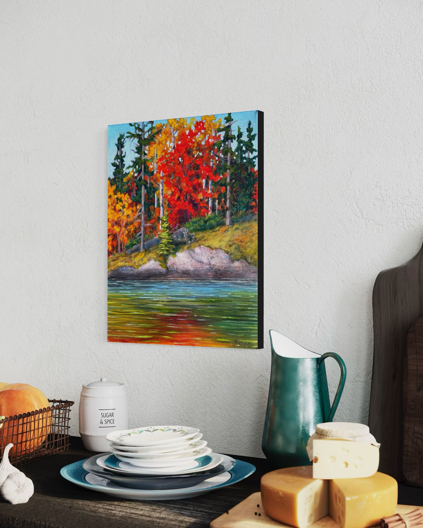 Autumn in Calm Bay Original Artwork