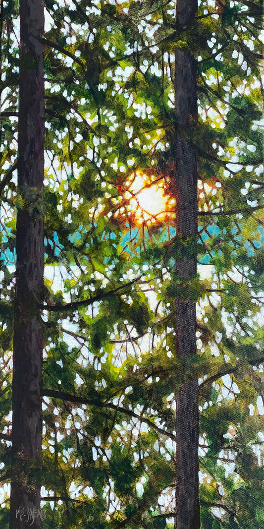 Through the Pines Original Artwork