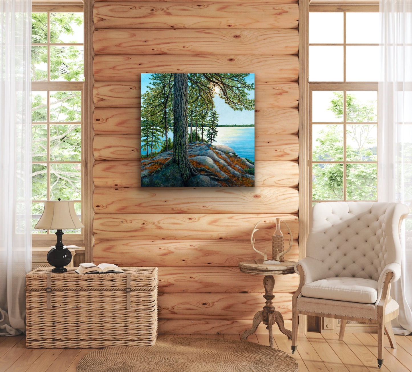 "Picnic Point" Canvas Art Print