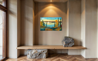 "October Morn" Canvas Art Print