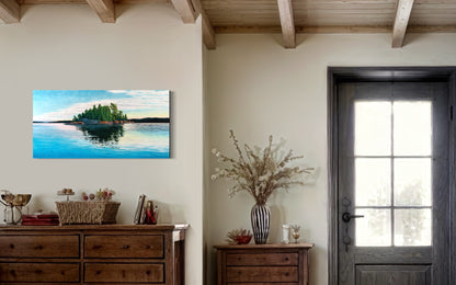 "Whitefish Bay" Canvas Art Print