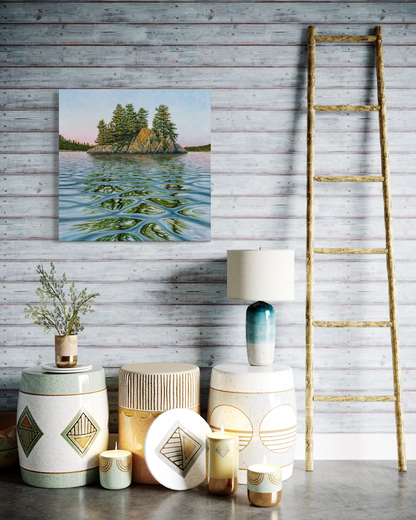 "Island Vibes" Canvas Art Print