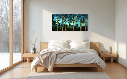 Firelight and Aurora Dreams