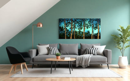 Firelight and Aurora Dreams