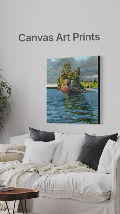 "October Morn" Canvas Art Print