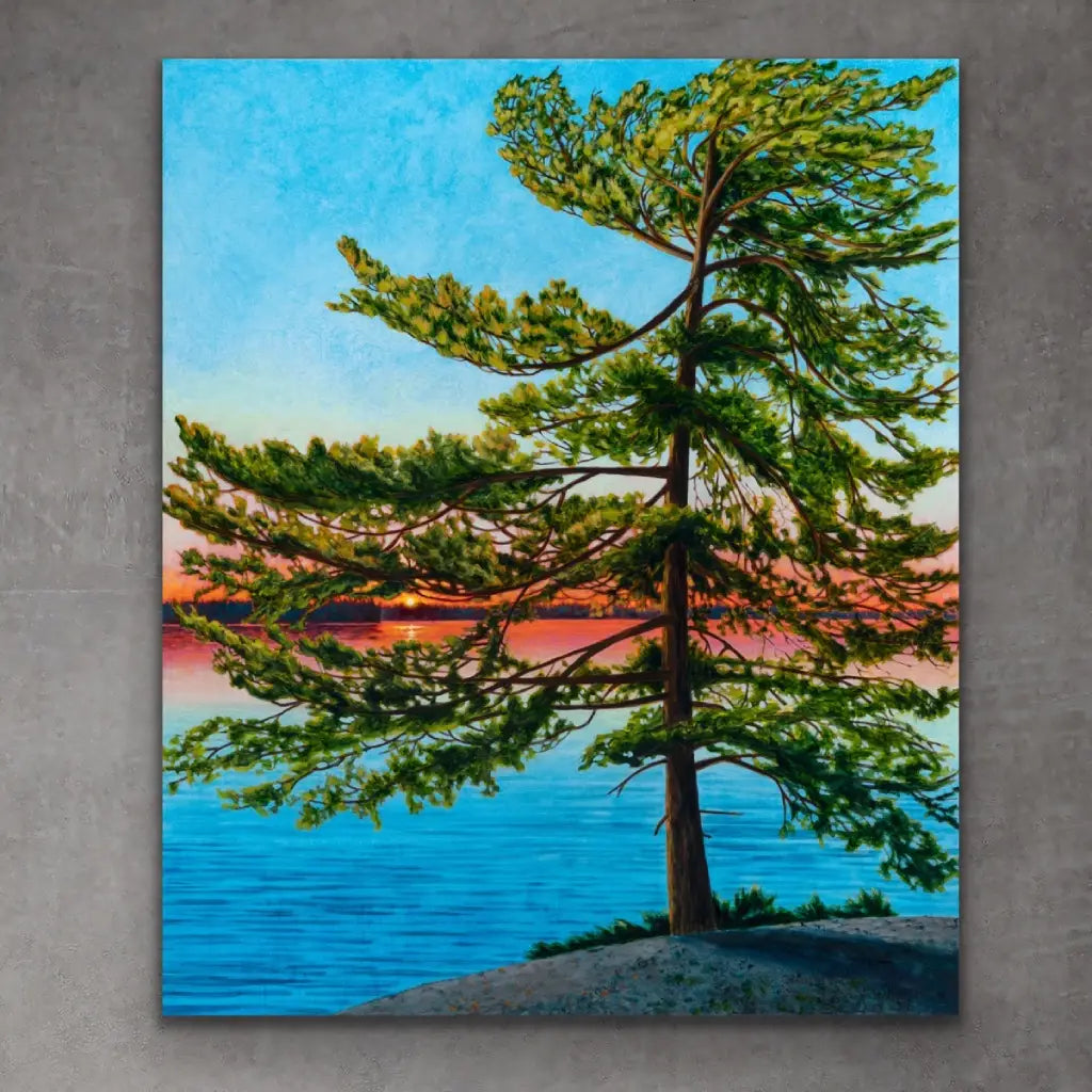 "Dancing Pine" Canvas Art Print