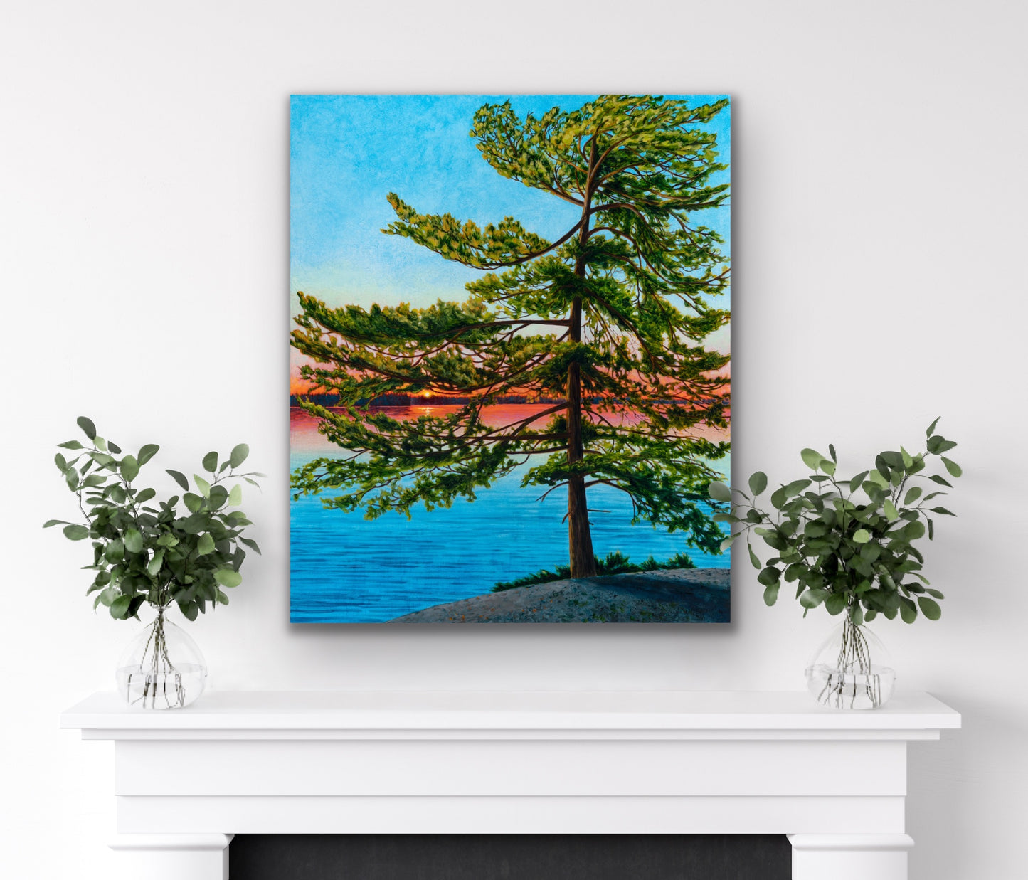 "Dancing Pine" Canvas Art Print