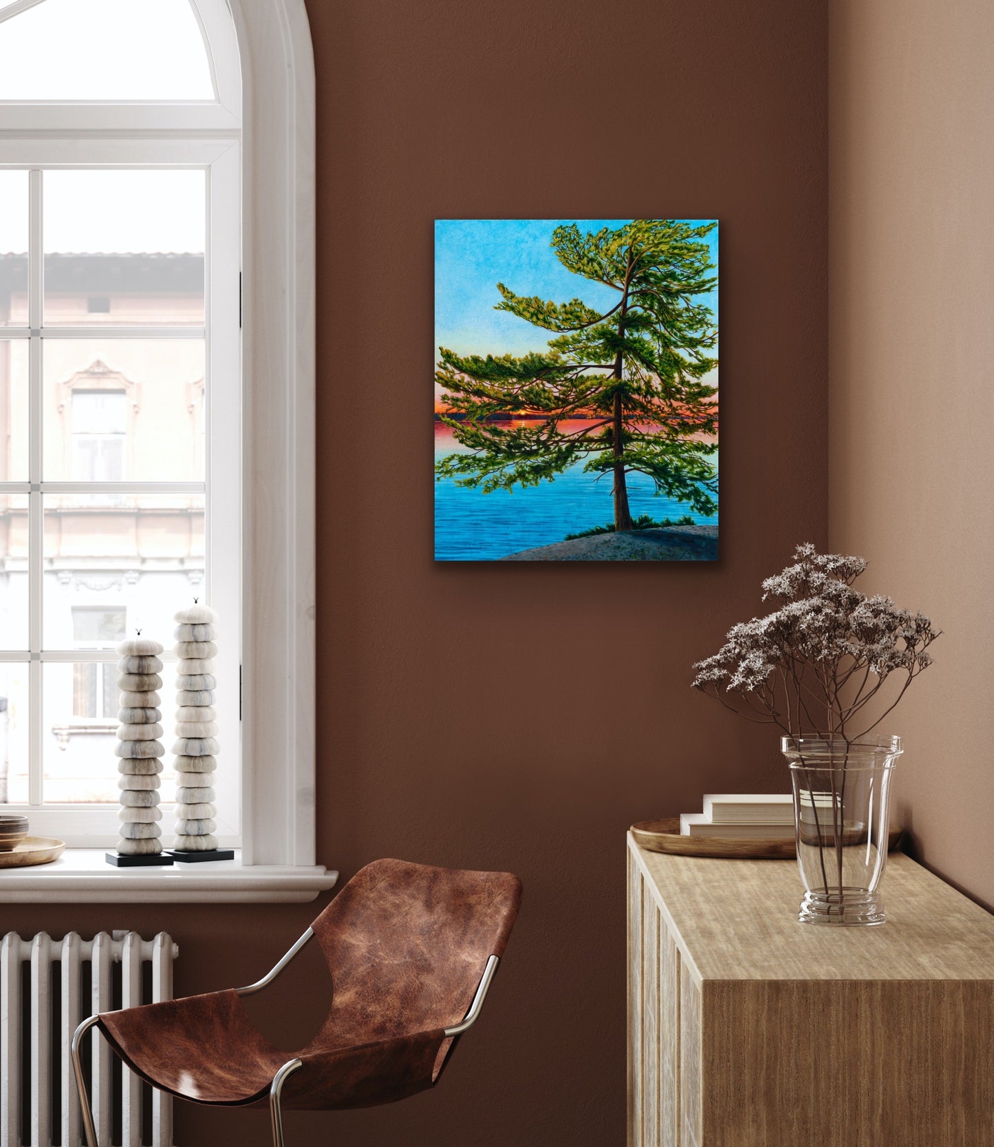 "Dancing Pine" Canvas Art Print