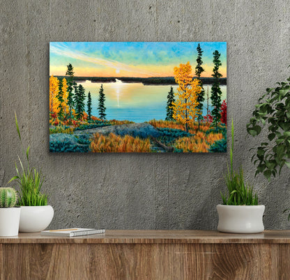 "October Morn" Canvas Art Print