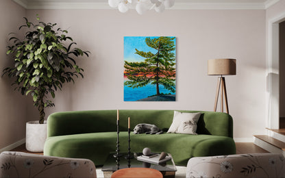 "Dancing Pine" Canvas Art Print